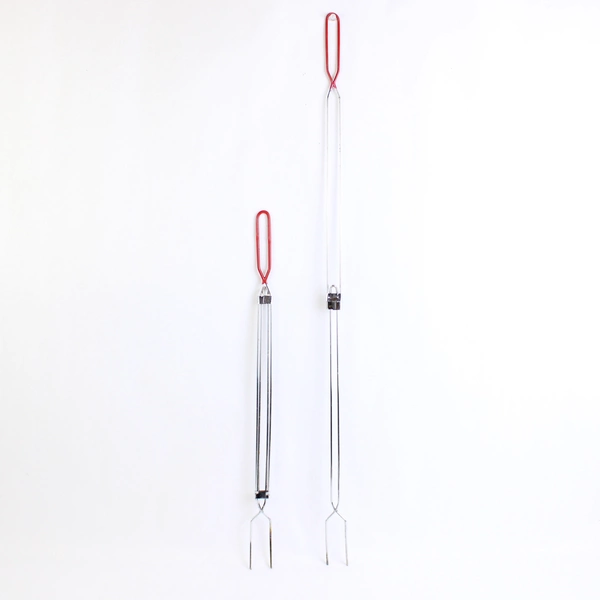 Lot of 4 Metal Campfire Roasting Forks for Marshmallows & Hot Dogs