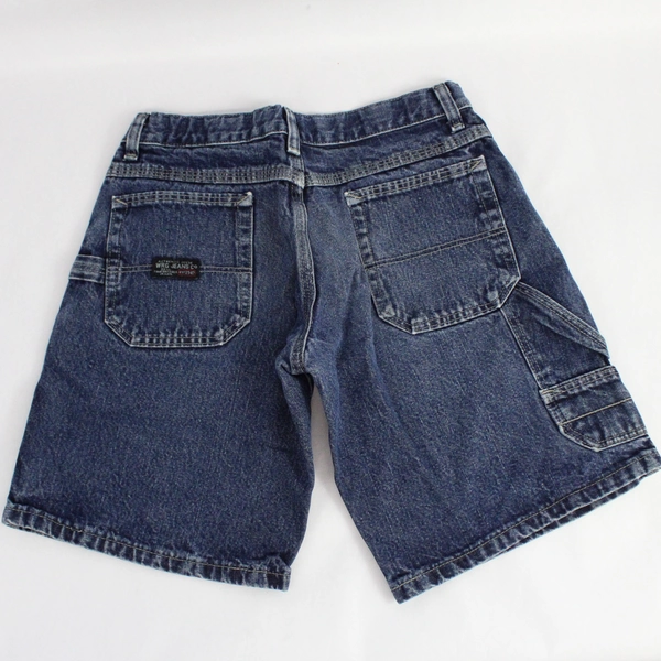 WRG Jeans Co Wrangler Boys Jean Cargo Shorts Size 8 Husky 100% Cotton