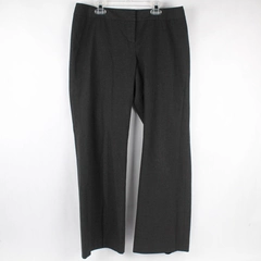 Halogen Taylor Fit Women's Gray Straight Leg Dress Pants Size 10 Petite Stretch