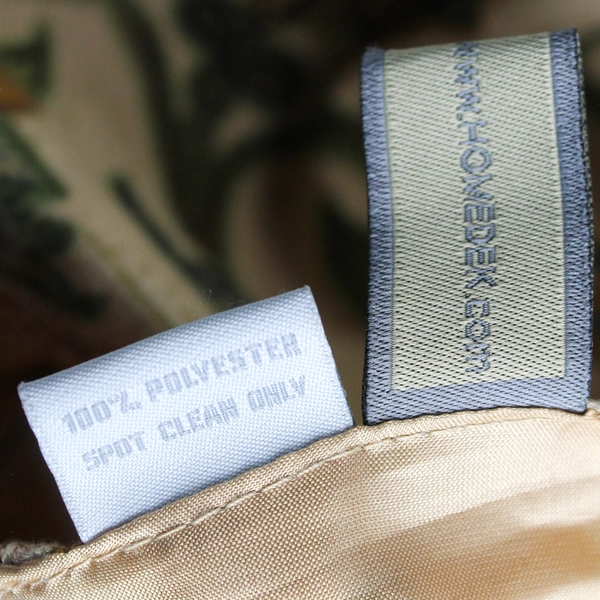 Stratford Home Multicolor Floral Gold-Fringed Tablecloth 48"x60"