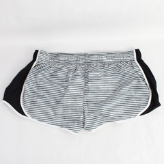 SO Authentic American Heritage Women's Shorts Built In Brief Black White Size XL
