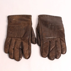 Pair of Unbranded Women's Split Leather Gloves with Faux Fur Inlay 9x5 inch