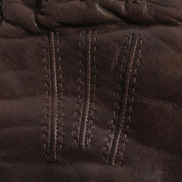 Pair of Unbranded Women's Split Leather Gloves with Faux Fur Inlay 9x5 inch