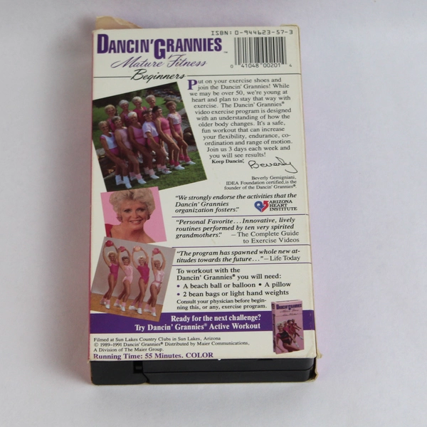 Dancin’ Grannies Mature Fitness Beginners Exercise Fitness 1991 VHS