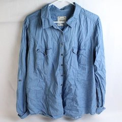 Style & Co. Blue Button-Down Shirt Women's Size XL