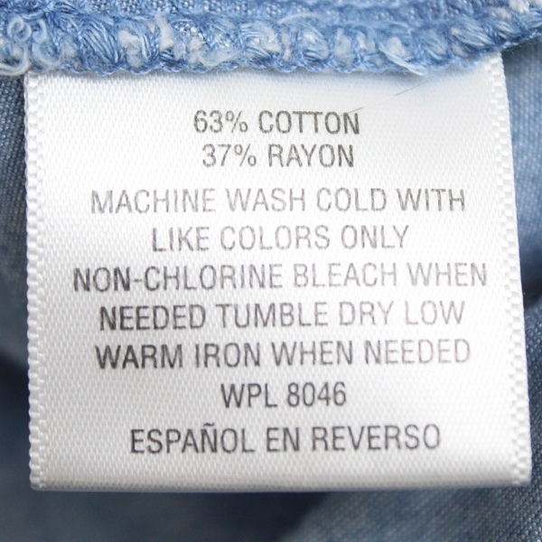 Style & Co. Blue Button-Down Shirt Women's Size XL