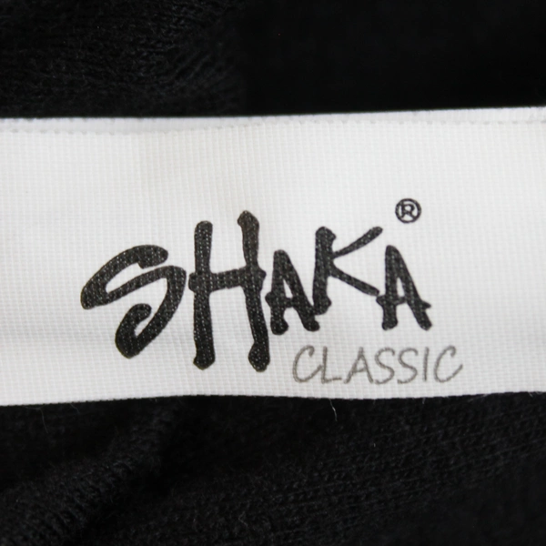 Shaka Black T-Shirt Classic Women's Size XL Cloth Blend
