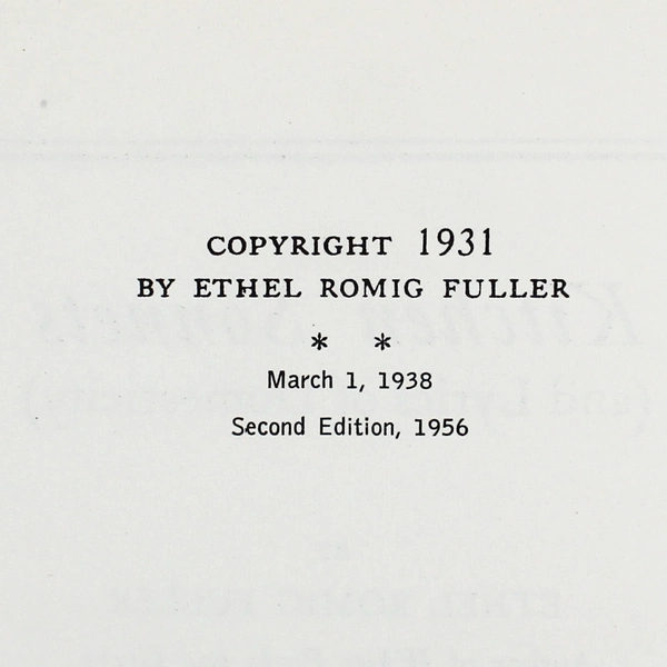 Kitchen Sonnets (And Lyrics of Domesticity) by Ethel Romig Fuller 1956 HC DJ