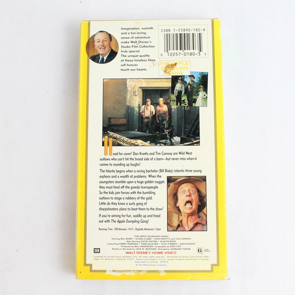 The Apple Dumpling Gang (VHS, 1996 Walt Disney) Don Knotts, Tim Conway