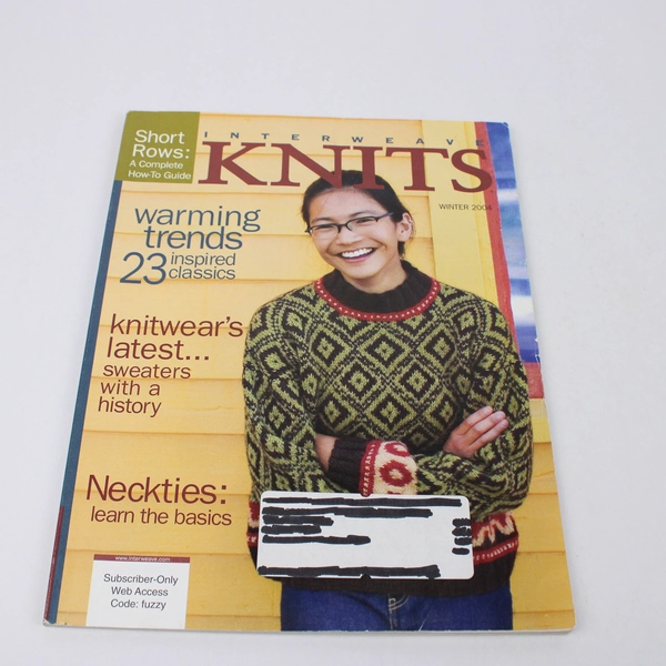 Lot of 3 Interweave Knits Magazines Summer 2007 Winter 2007 Winter 2004 Craft