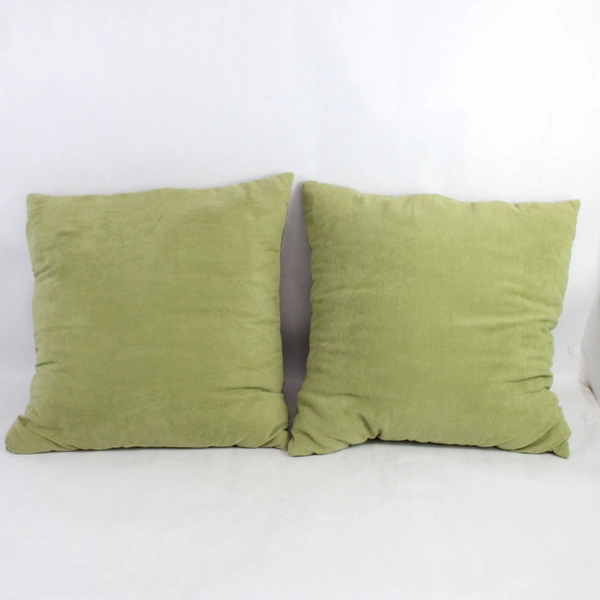 Set of 2 Matching Green Decorative Throw Pillow 18"x18" Living Room Unbranded