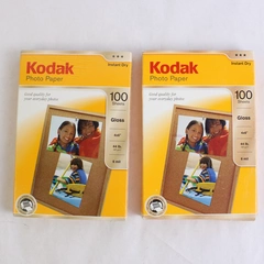 Lot of 2 Packs Kodak 4x6" Gloss Photo Paper Sheets Instant Dry 165 gsm