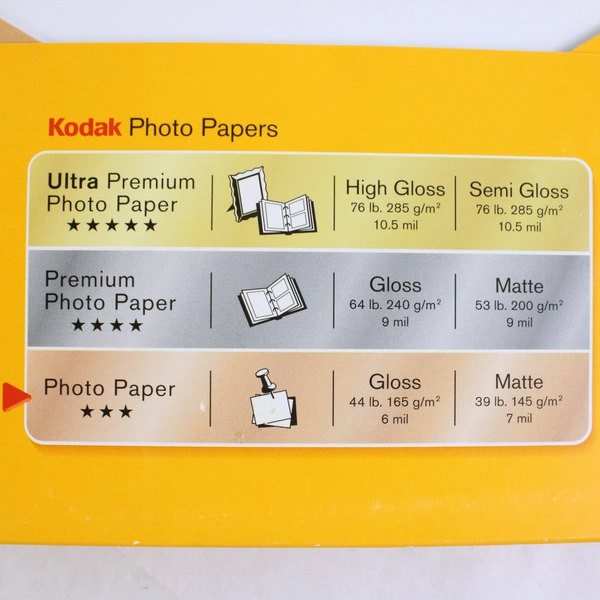 Lot of 2 Packs Kodak 4x6" Gloss Photo Paper Sheets Instant Dry 165 gsm