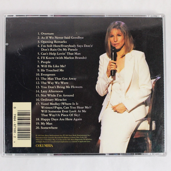 Concert Highlights by Barbra Streisand CD 1995