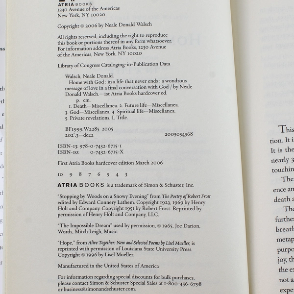 Home With God: In a Life That Never Ends by Neale Donald Walsch 2006 HC