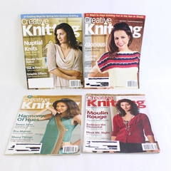 Lot of 4 Creative Knitting Magazines July 2010 July 2011 Jan 2011 May 2011