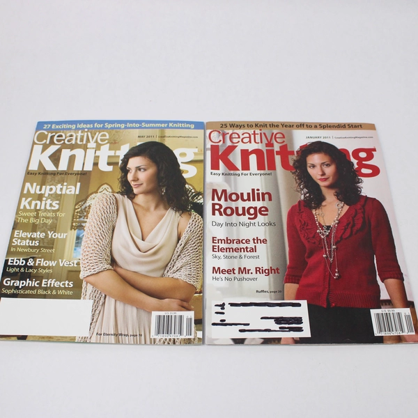 Lot of 4 Creative Knitting Magazines July 2010 July 2011 Jan 2011 May 2011