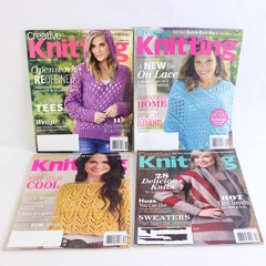 Lot of 4 Creative Knitting Magazines Summer 2015 Spring 2016 2017 Craft