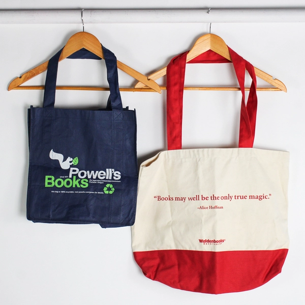 Lot of 8 Pre-Owned Retail Reusable Tote Bags Flawed