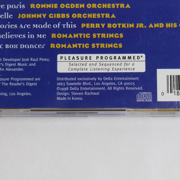 Unchained Melody Various Artists CD 1998 Reader's Digest Music