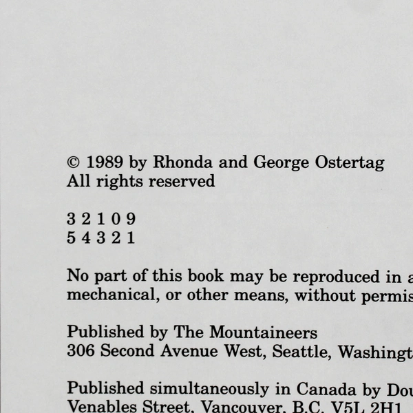 50 Hikes in Oregon's Coast Range & Siskiyous by Rhonda & George Ostertag 1989 PB