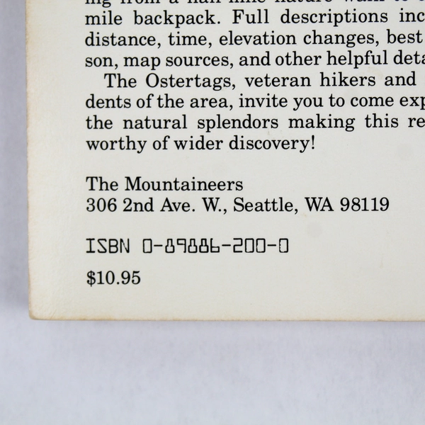 50 Hikes in Oregon's Coast Range & Siskiyous by Rhonda & George Ostertag 1989 PB