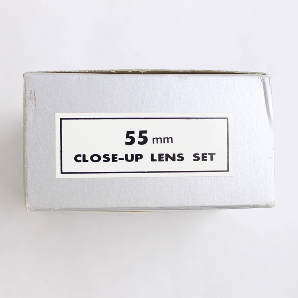 NOS Dot Line Corps 55mm Close-Up Lens Filter Set +1 +2 +4 with Original Case