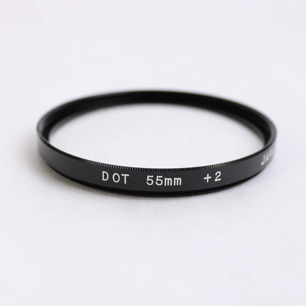 NOS Dot Line Corps 55mm Close-Up Lens Filter Set +1 +2 +4 with Original Case