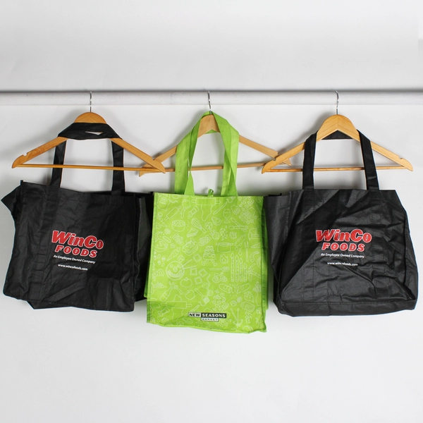 Lot of 12 Reusable Grocery Tote Bags Various Brands Eco Shopping Bags