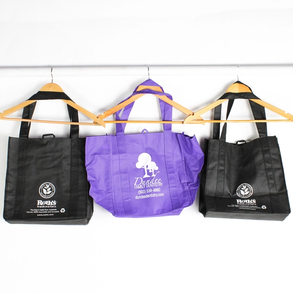 Lot of 13 Reusable Grocery Local Advertising Shopping Bags Various Brands