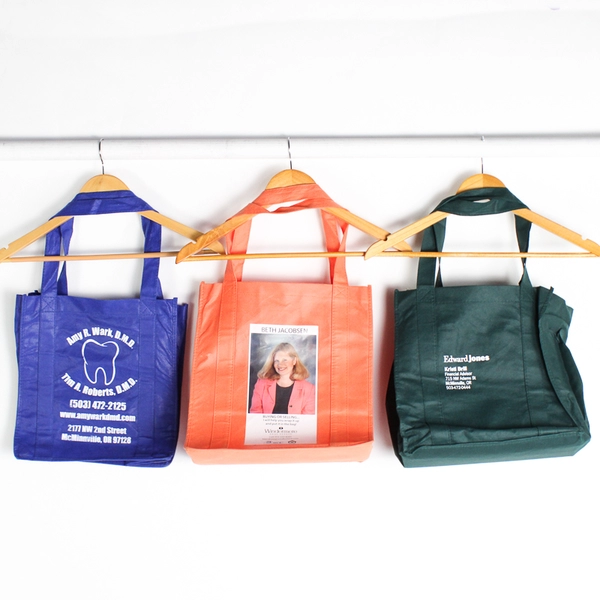 Lot of 13 Reusable Grocery Local Advertising Shopping Bags Various Brands