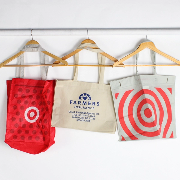 Lot of 13 Reusable Grocery Local Advertising Shopping Bags Various Brands