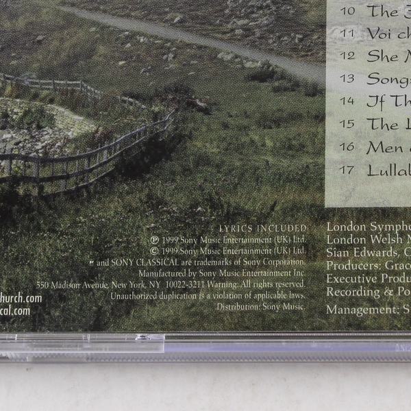 Charlotte Church CD 1999 Sony Classical Christian Music Pre-Owned As Is