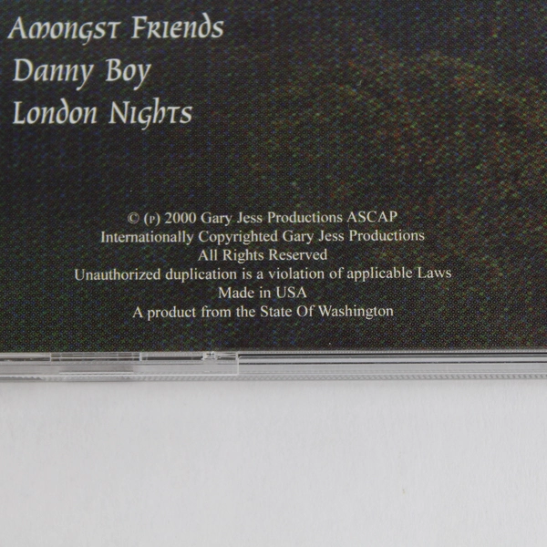 Castles Gary Jess CD 2000 Gary Jess Productions