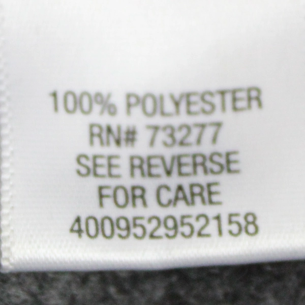 Croft & Barrow Men's Gray Fleece Jacket Size Large 100% Polyester