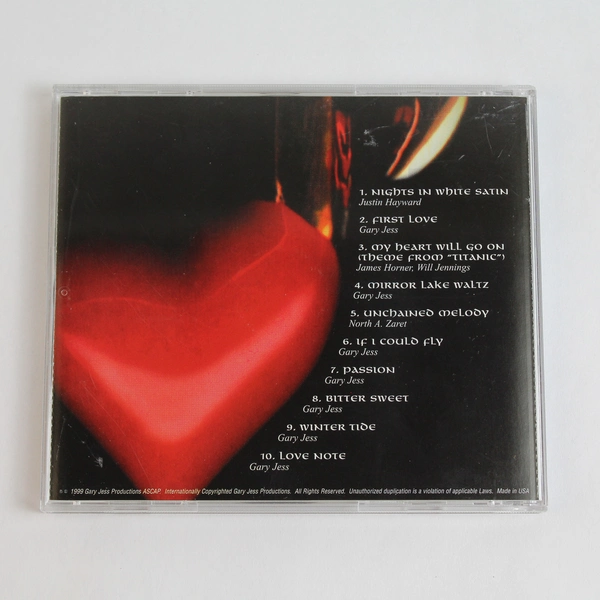 Love Note by Gary Jess CD 1999 Gary Jess Productions