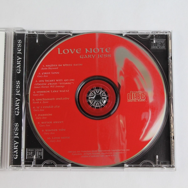 Love Note by Gary Jess CD 1999 Gary Jess Productions