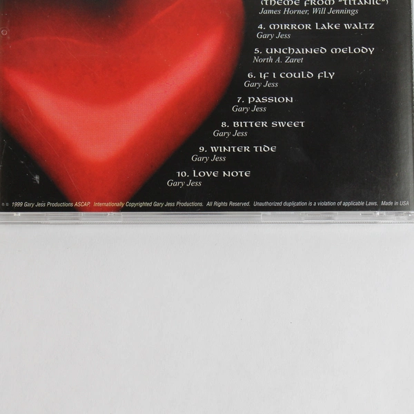 Love Note by Gary Jess CD 1999 Gary Jess Productions