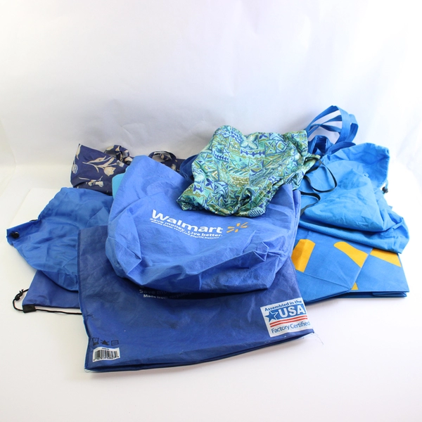 Mixed Lot of 39 Reusable Bags for Eco-Friendly Shopping or Travel