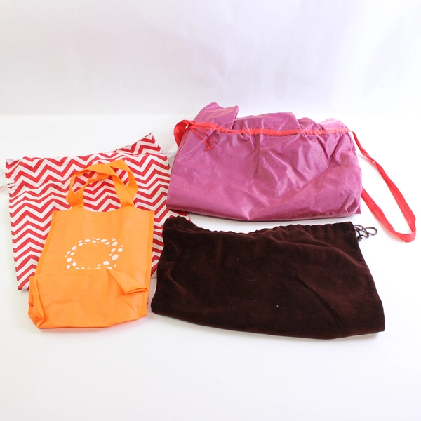 Mixed Lot of 39 Reusable Bags for Eco-Friendly Shopping or Travel