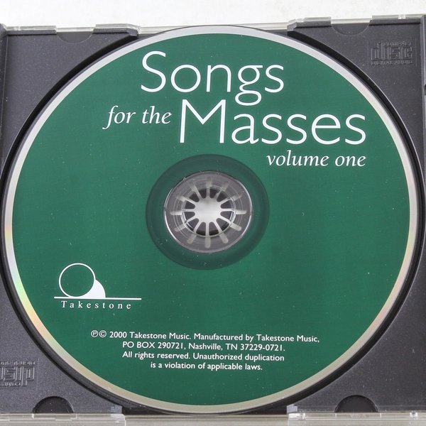 Songs for the Masses Volume One CD 2000 Takestone Music Pre-Owned As Is