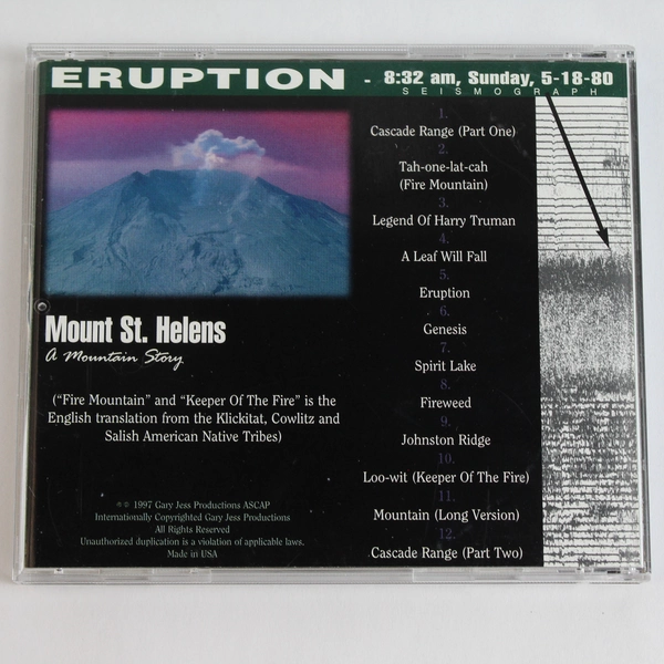 Mount St. Helens A Mountain Story Gary Jess 1997 Gary Jess Productions