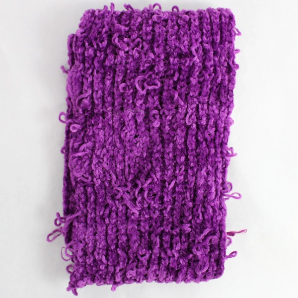 Unbranded Purple Knitted Neck Warmer Scarf Made of 100% Acrylic