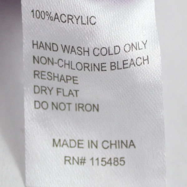 Unbranded Purple Knitted Neck Warmer Scarf Made of 100% Acrylic