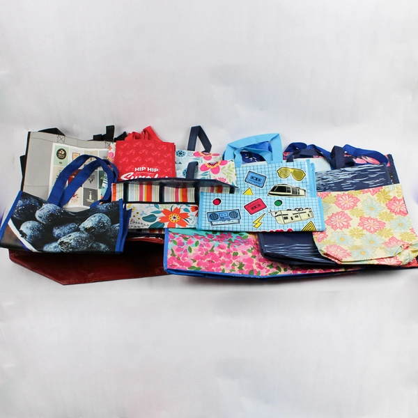 Lot of 11 Reusable Shopping Bags Eco-Friendly Various Brands