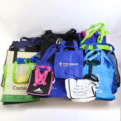 Lot of 18 Reusable Shopping Tote Bags Eco-Friendly Various Brands