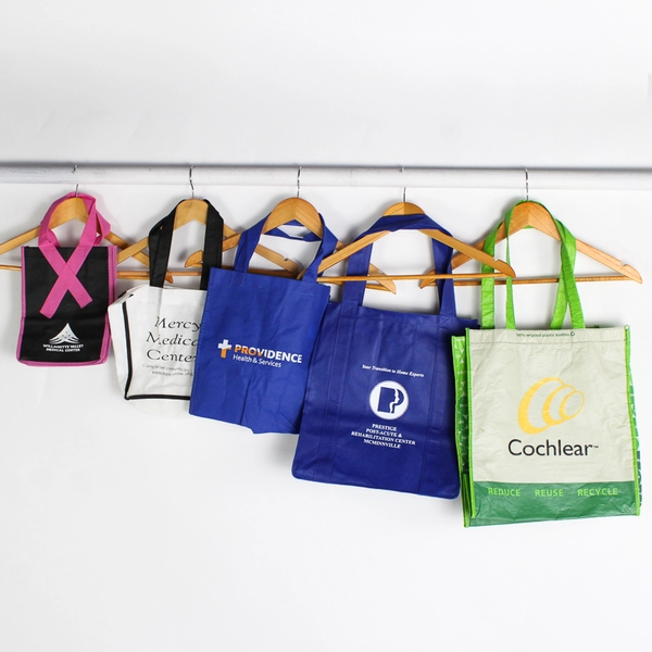 Lot of 18 Reusable Shopping Tote Bags Eco-Friendly Various Brands