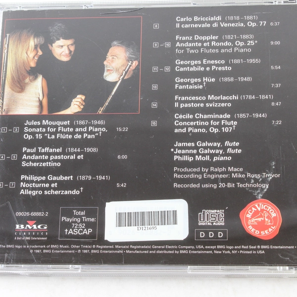 Music for My Friends CD James Galway Phillip Moll Jeanne Galway 1997 RCA