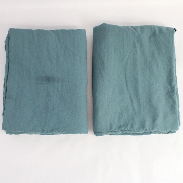 Lot of 2 Unbranded Aquamarine Standard Pillowcases