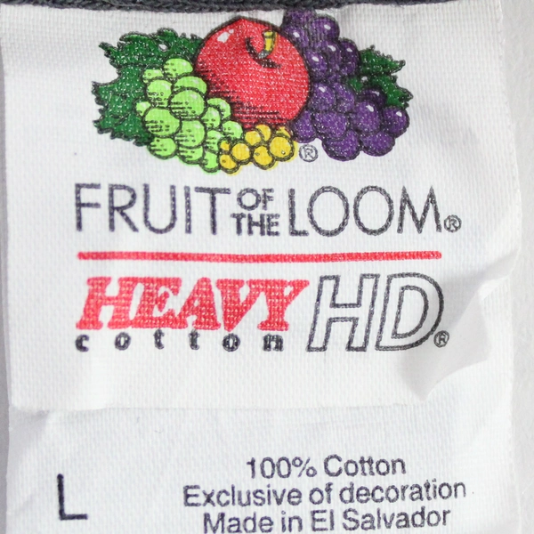 Fruit Of The Loom Gray and Orange Papa T-Shirt Men's Size Large